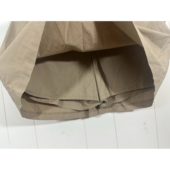 NEW Dockers Womens Size 12 Cotton Blend Kahki Diem Tan Skirt Skorts Waist - Picture 6 of 11